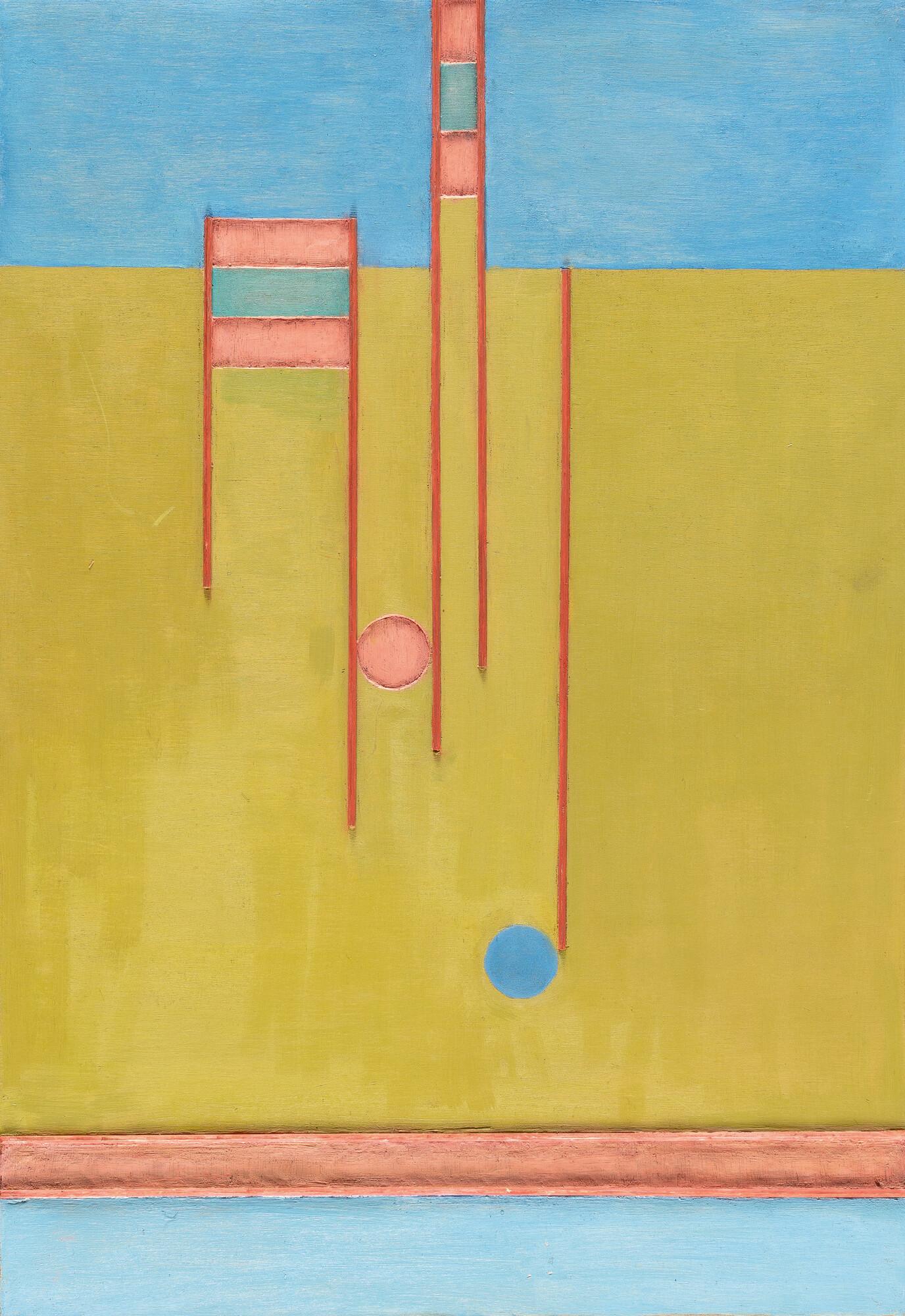 Erich Buchholz - Gelb-Blau-Rosa