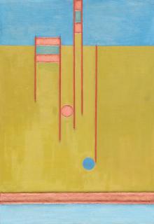 Erich Buchholz - Gelb-Blau-Rosa