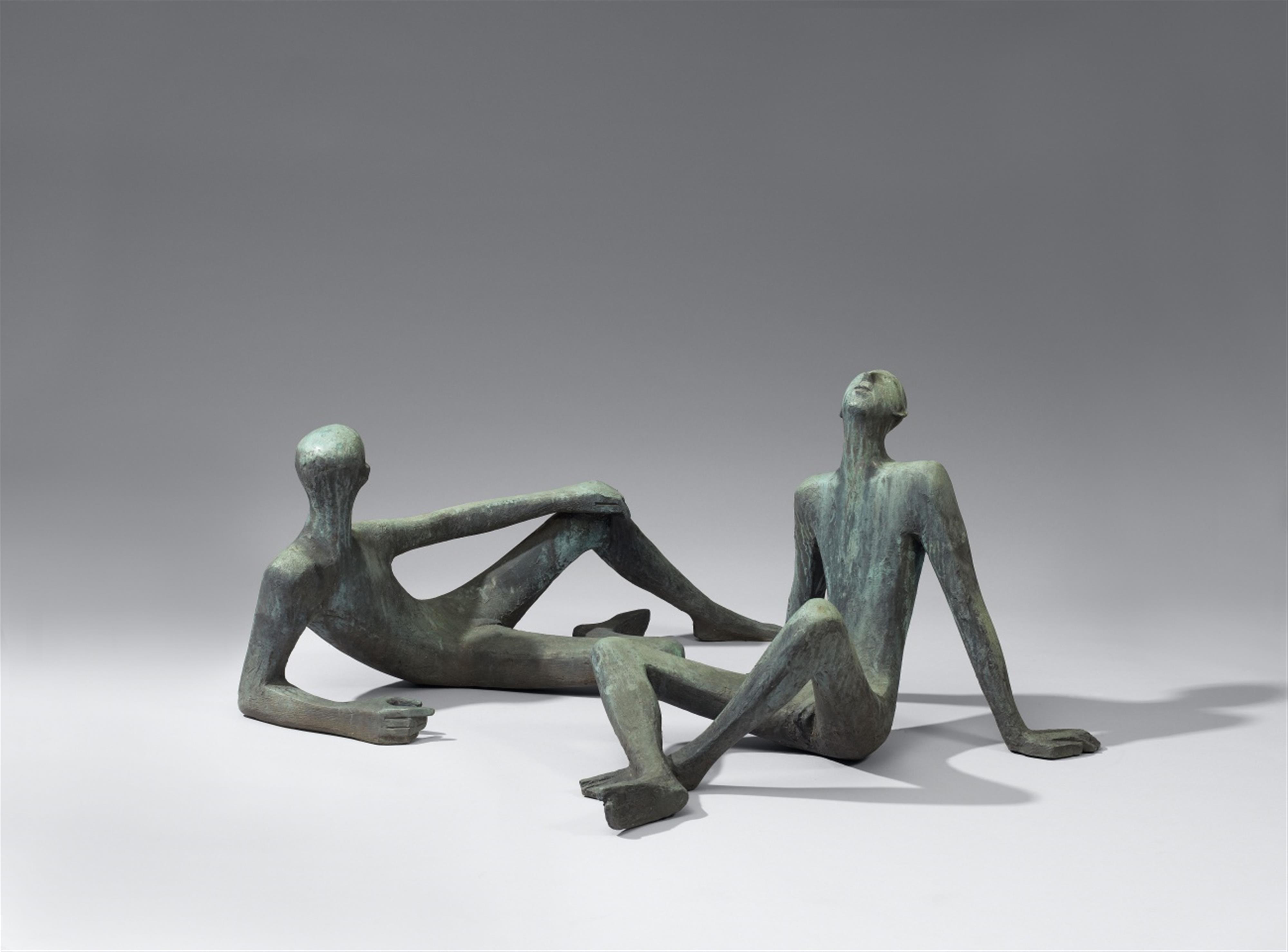 Erich Fritz Reuter - Liegende Jünglinge