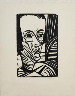 Erich Heckel - A.N. (Porträt Asta Nielsen).