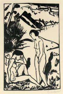 Erich Heckel - Am Strand (Dube 336 III)
