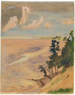 Erich Heckel - „Aussenförde“.