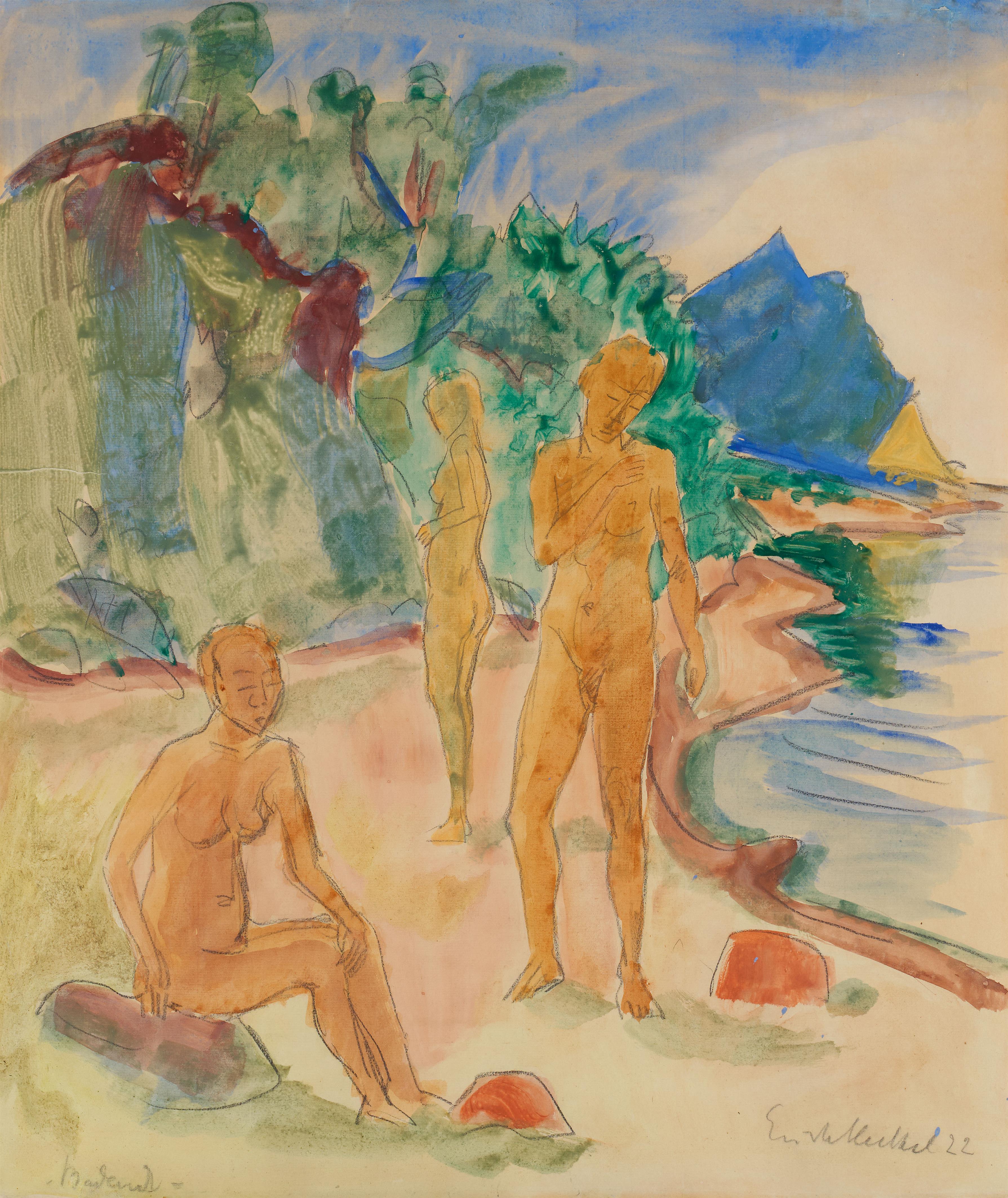 Erich Heckel - Badende