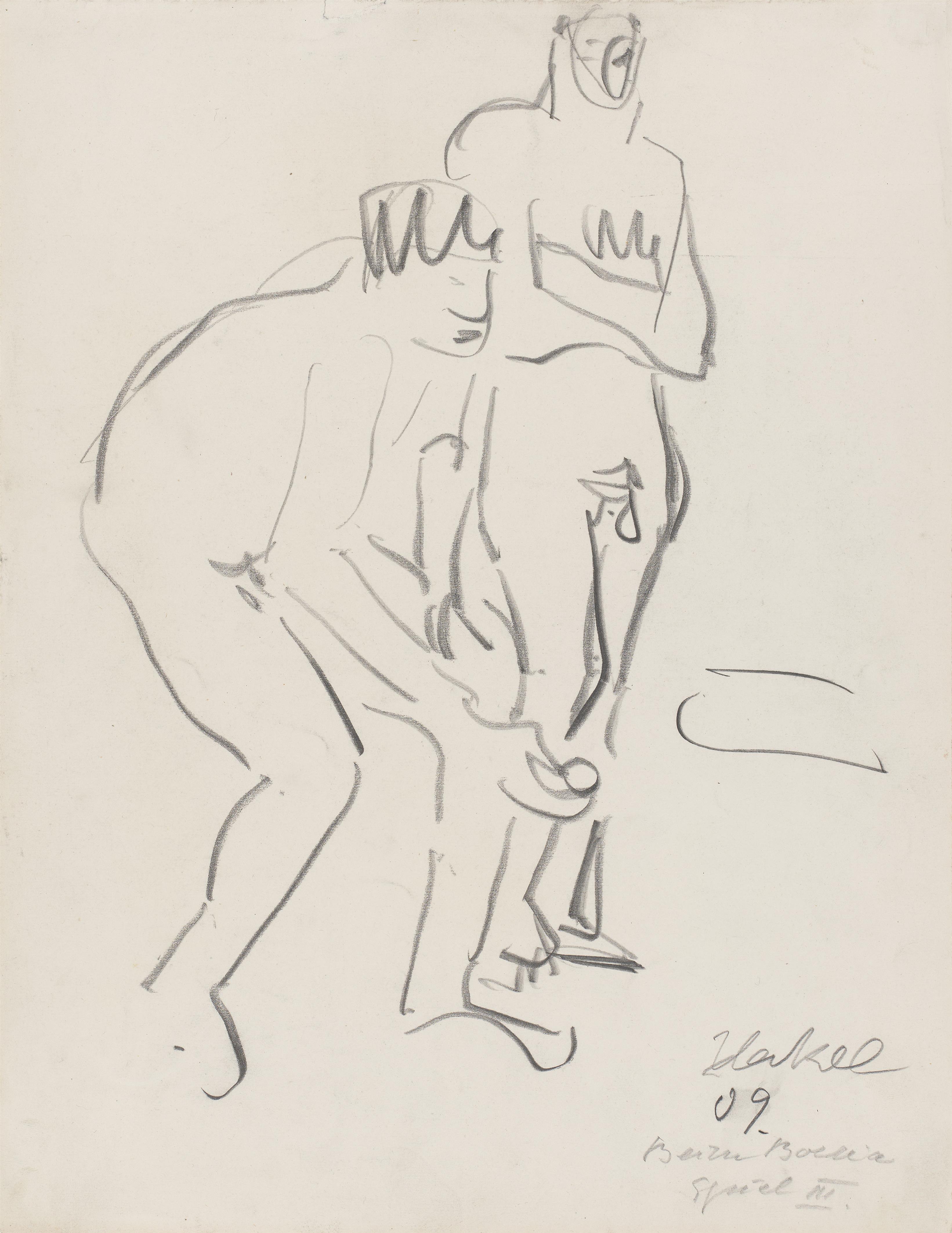 Erich Heckel - Beim Boccia-Spiel