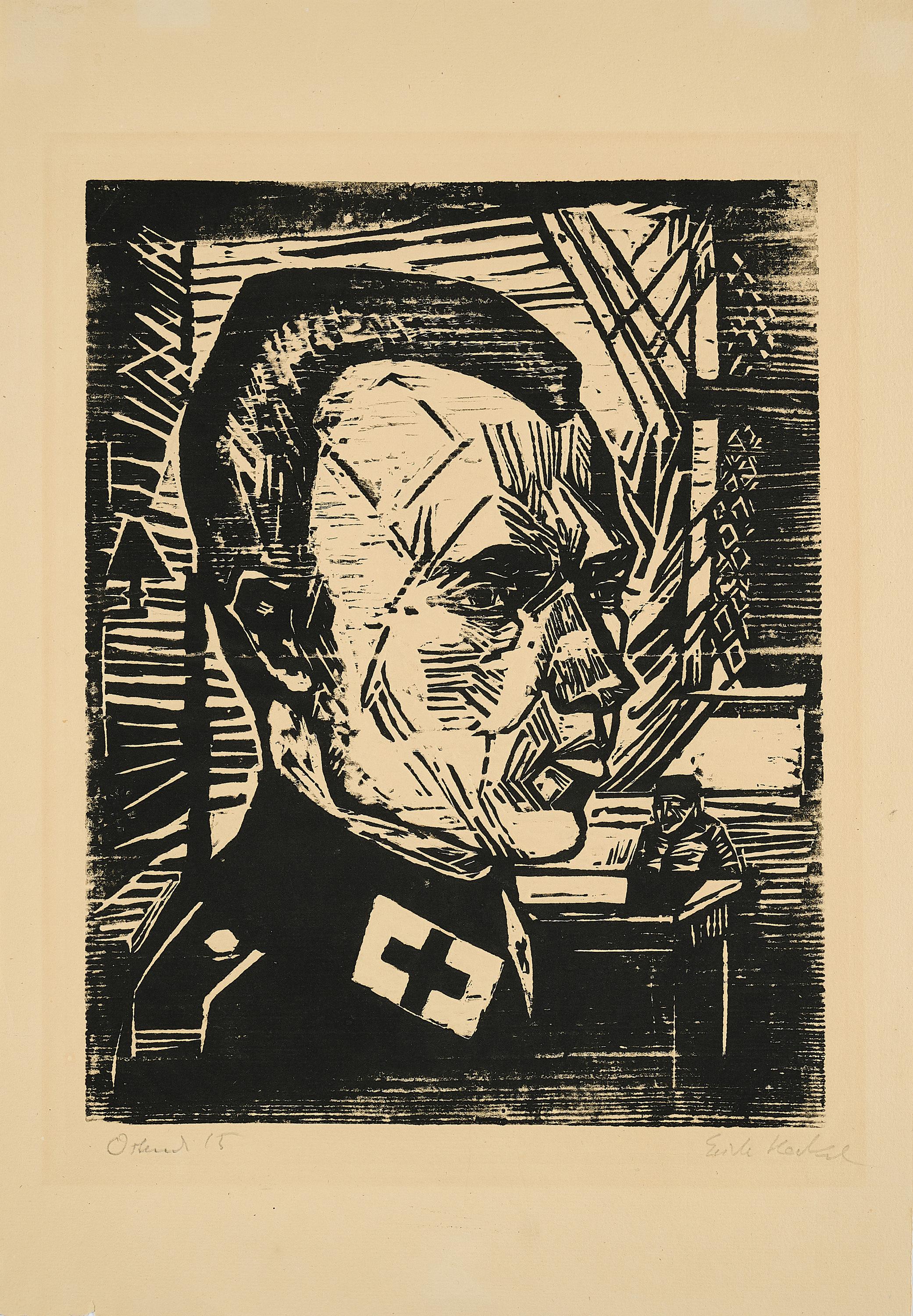 Erich Heckel - Bildnis BL.