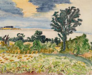 Erich Heckel - Blick übers Wasser