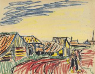 Erich Heckel - Dorfstrasse