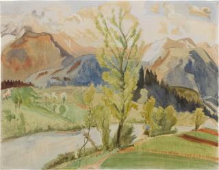 Erich Heckel - Drautal Im Mai (Drau Valley In May)
