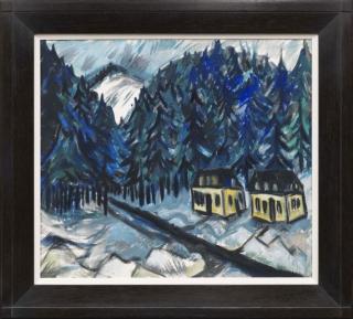 Erich Heckel - Erzgebirgslandschaft im Winter