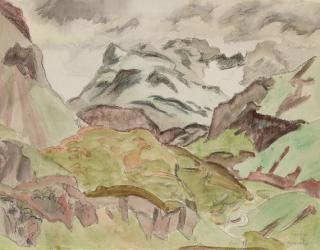 Erich Heckel - Felslandschaft