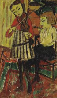 Erich Heckel - Geigerin