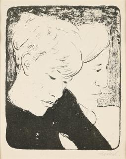 Erich Heckel - Geschwister.