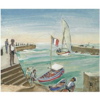 Erich Heckel - Hafenmole (The Pier)