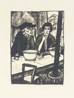 Erich Heckel - In Der Muschestube II (Dube 229)