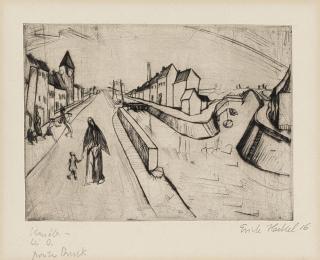Erich Heckel - Kanal bei Ostende