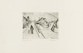 Erich Heckel - Kanal bei Ostende.