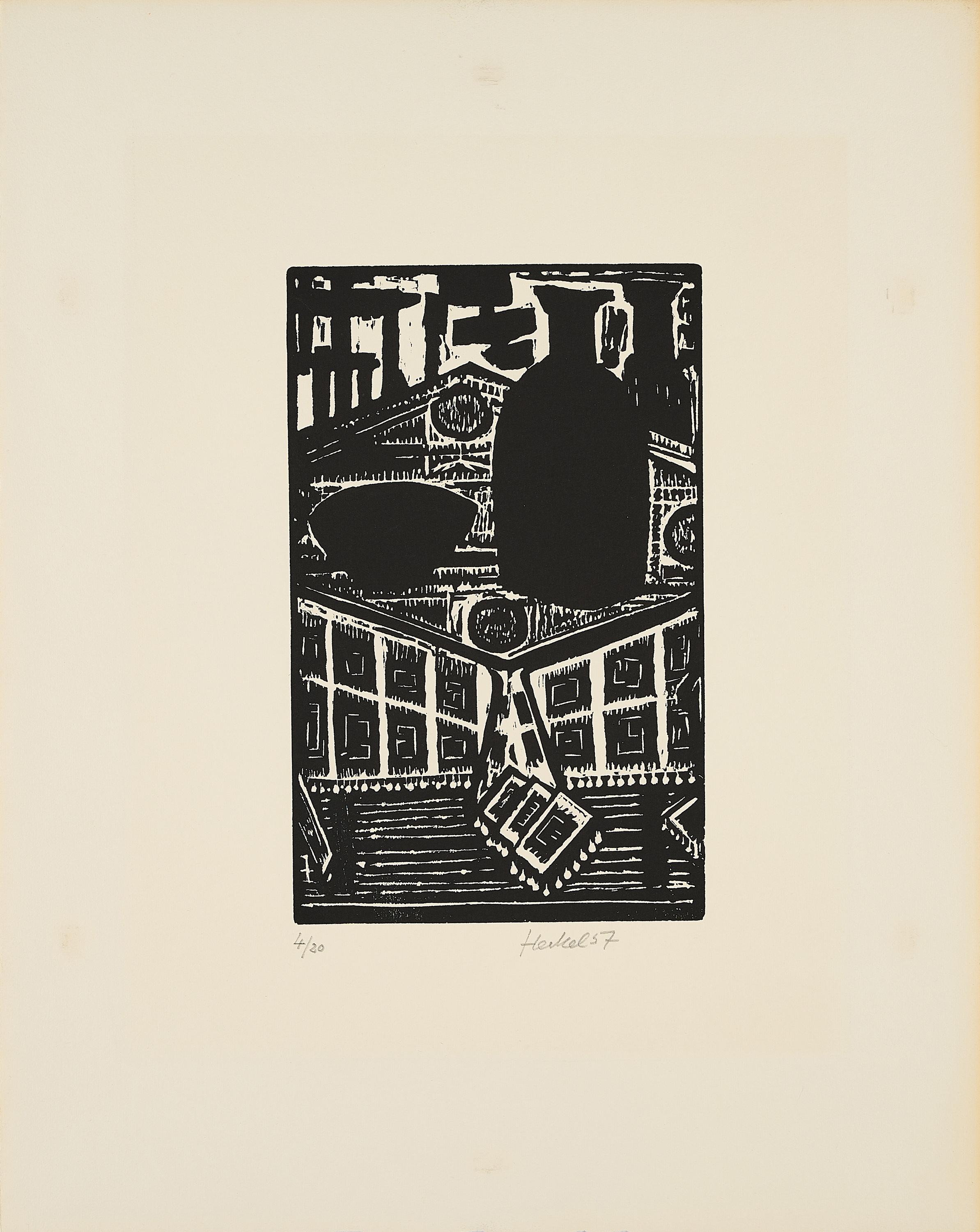 Erich Heckel - Kleines Stillleben.