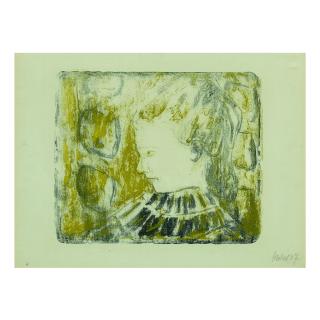 Erich Heckel - Krankes Kind (Dube L47/B/Ii)