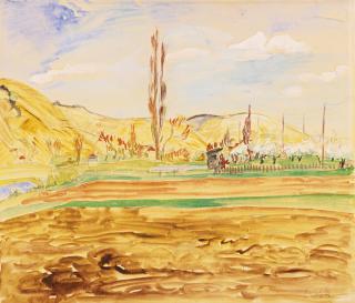 Erich Heckel - Landschaft Am Main
