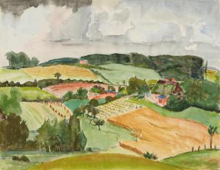 Erich Heckel - Landschaft in Angeln