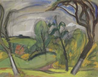 Erich Heckel - Landschaft in Angeln