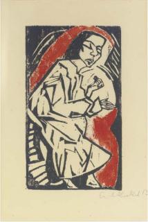 Erich Heckel - Liegende (Dube  259II)