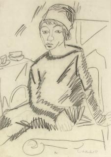 Erich Heckel - Mädchen