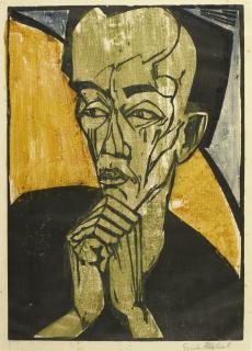 Erich Heckel - Männerbildnis