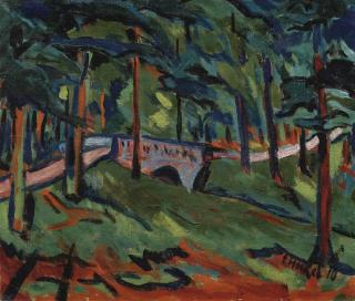 Erich Heckel - Parklandschaft (Park Landscape)
