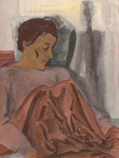 Erich Heckel - „Schlafende Frau“