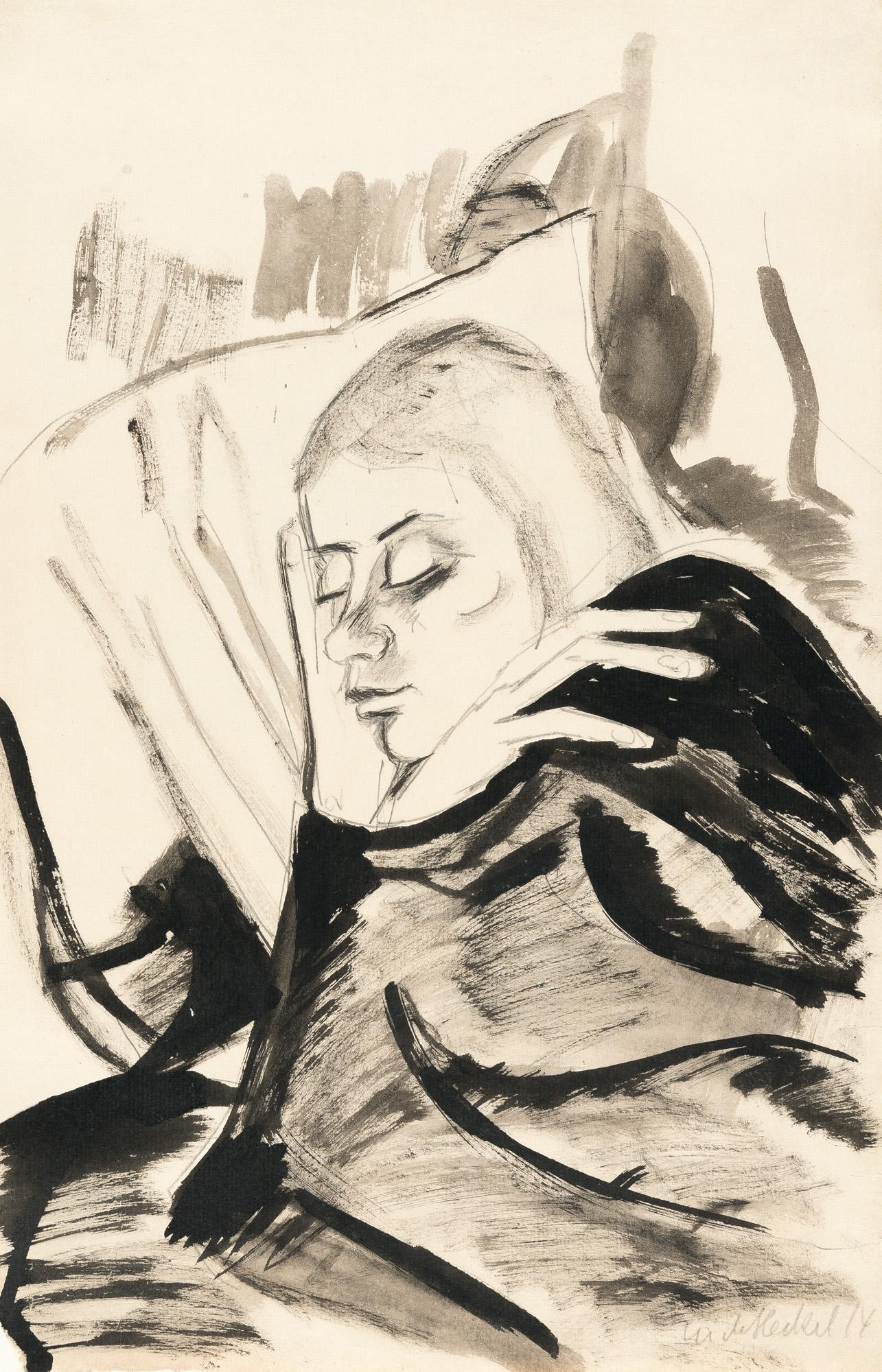 Erich Heckel - Schlafende (Sidi Heckel)