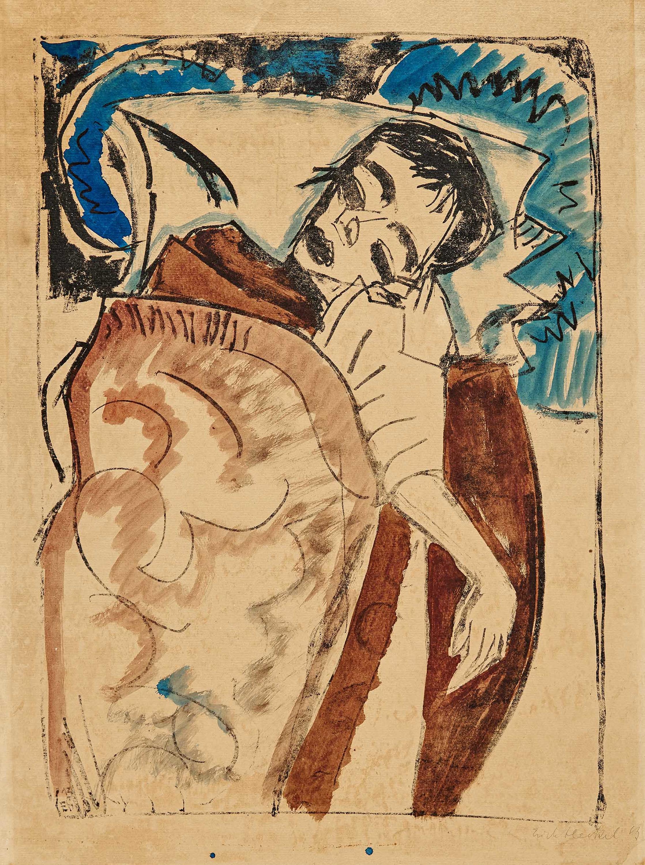 Erich Heckel - Schlafende.