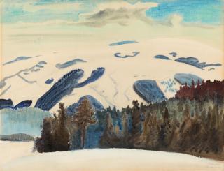 Erich Heckel - Schneehang