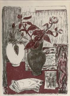 Erich Heckel - Stilleben, pl.4 (from Europäische Graphik V) (Dube, L 381 b B)