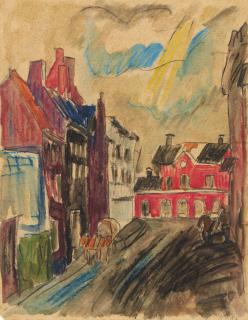 Erich Heckel - Straße in Roeselare