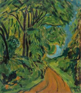 Erich Heckel - „Waldweg“