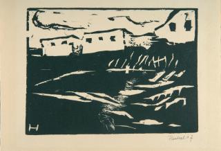 Erich Heckel - Weisse Häuser.