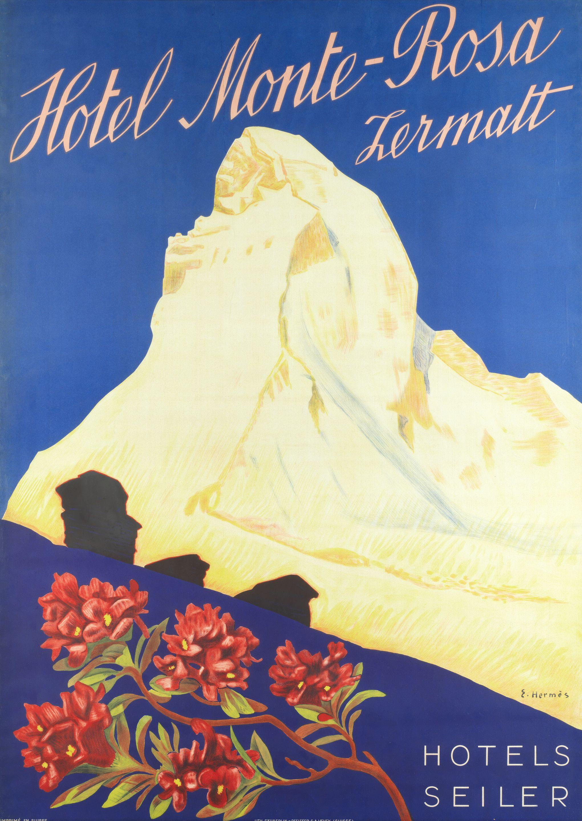 Erich Hermes - Hotel Monte-Rosa, Zermatt