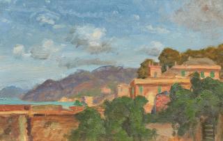 Erich Kips - Die Riviera bei Rapallo.