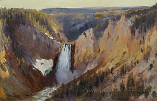 Erich Kips - Landschaftsstudie aus dem Yellowstone Park
