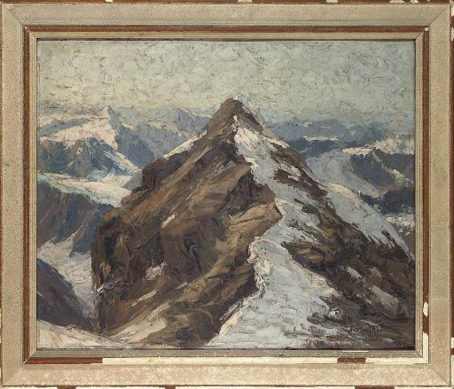 Erich Mercker - A Snowcapped Mountain