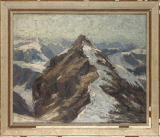 Erich Mercker - A Snowcapped Mountain