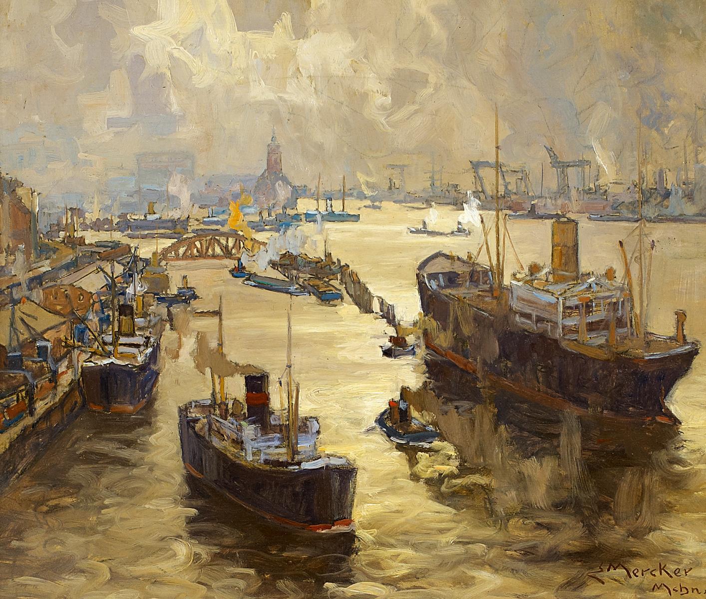 Erich Mercker - Hamburger Hafen