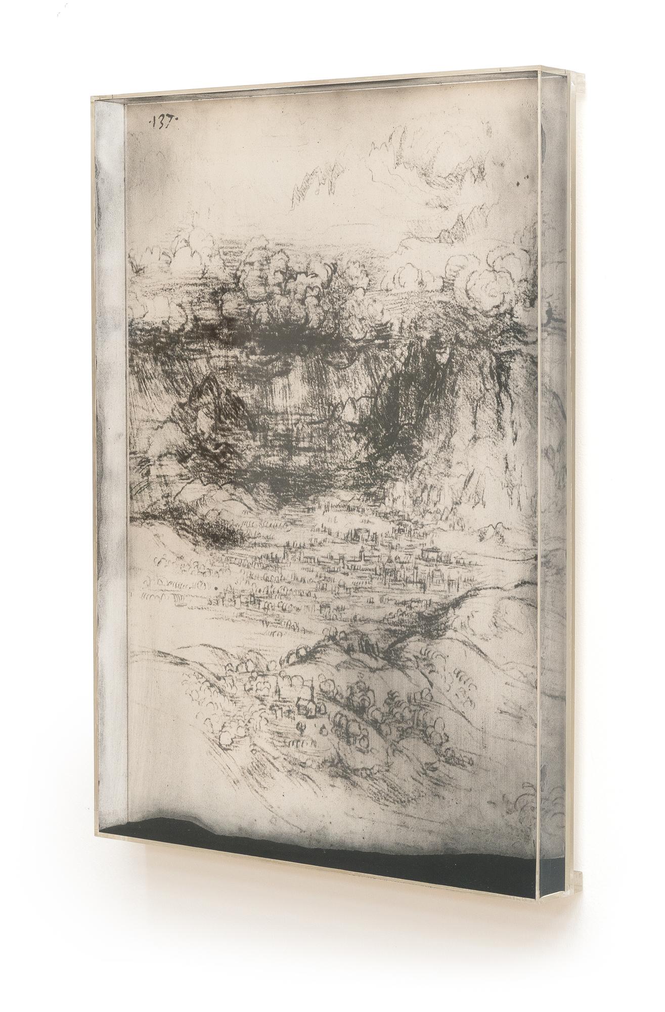 Erich Reusch - Elektrostatisches Objekt: „Skizze für Hommage à Leonardo“