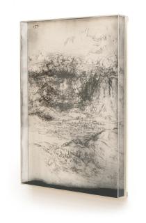 Erich Reusch - Elektrostatisches Objekt: „Skizze für Hommage à Leonardo“