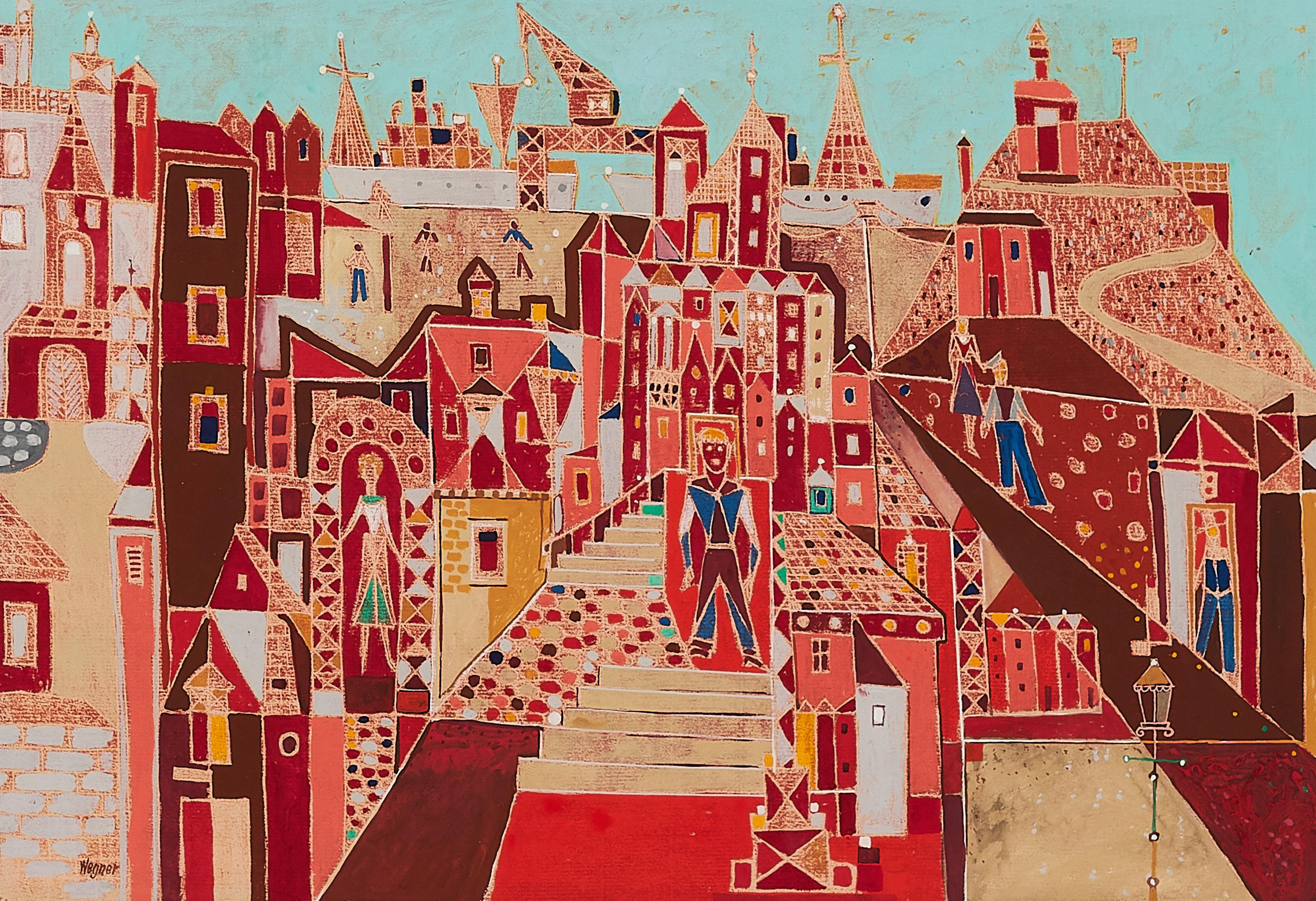 Erich Wegner - Kranhäuser in Hamburg.