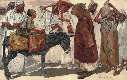 Erich Wolfsfeld - At the bazaar