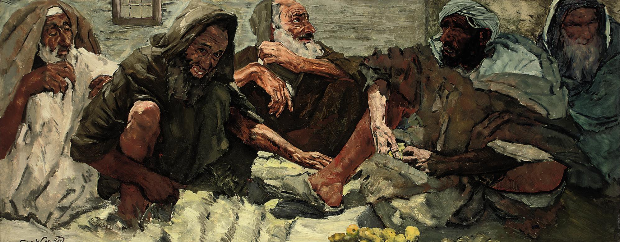 Erich Wolfsfeld - In the bazaar