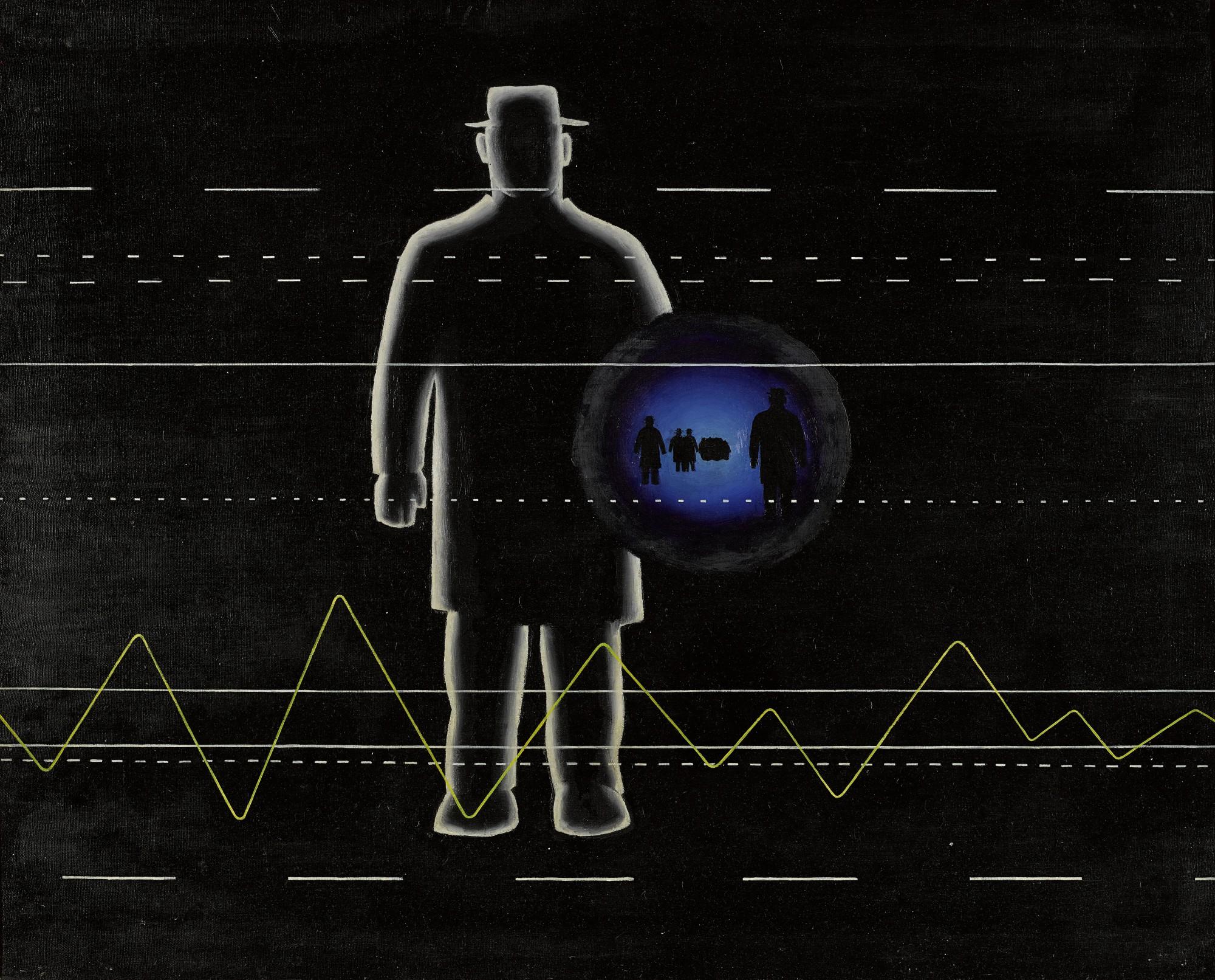 Erik Bulatov - Street at Night