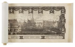 Erik Dahlbergh - The funeral procession of Charles X, from: Samuel von Pufendorf (1632-1694)), \